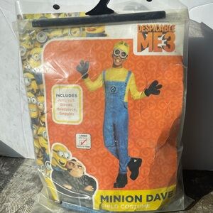 Minion Dave Childs Costume. Size Large 12-14